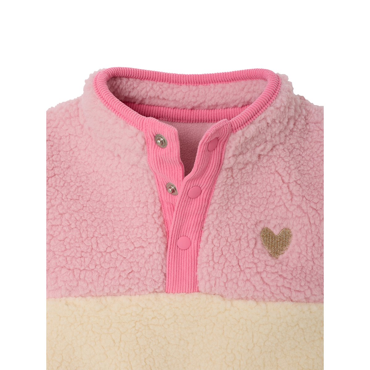 Sweat manches longues rose, VERTBAUDET