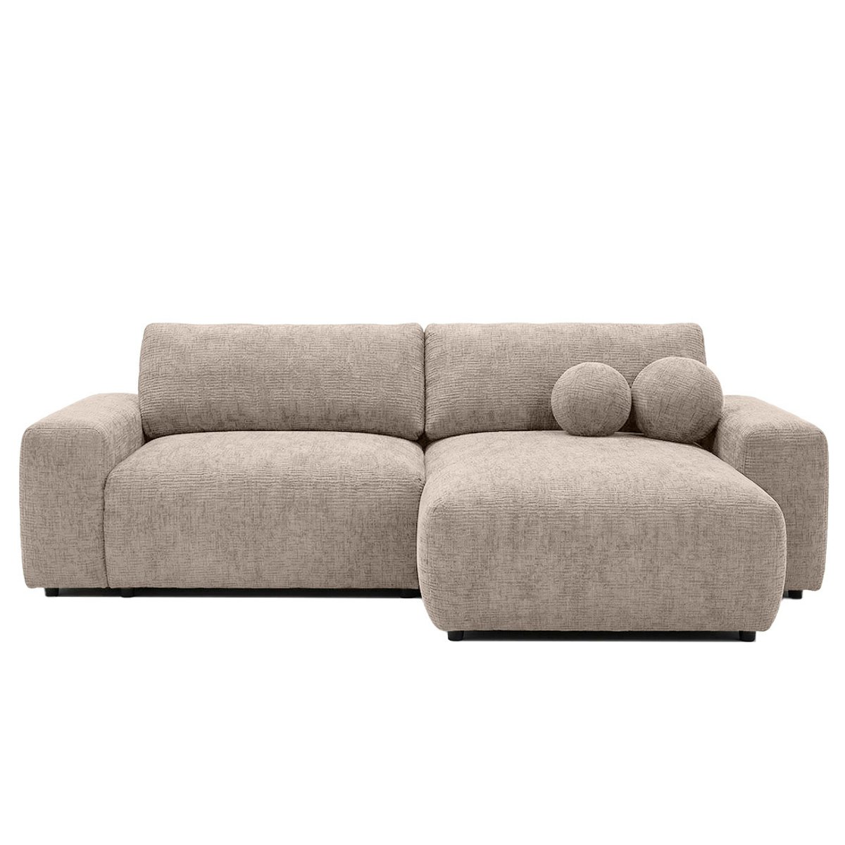 Canapé d'Angle Convertible 4 places - CONSTANCE beige, BEST MOBILIER
