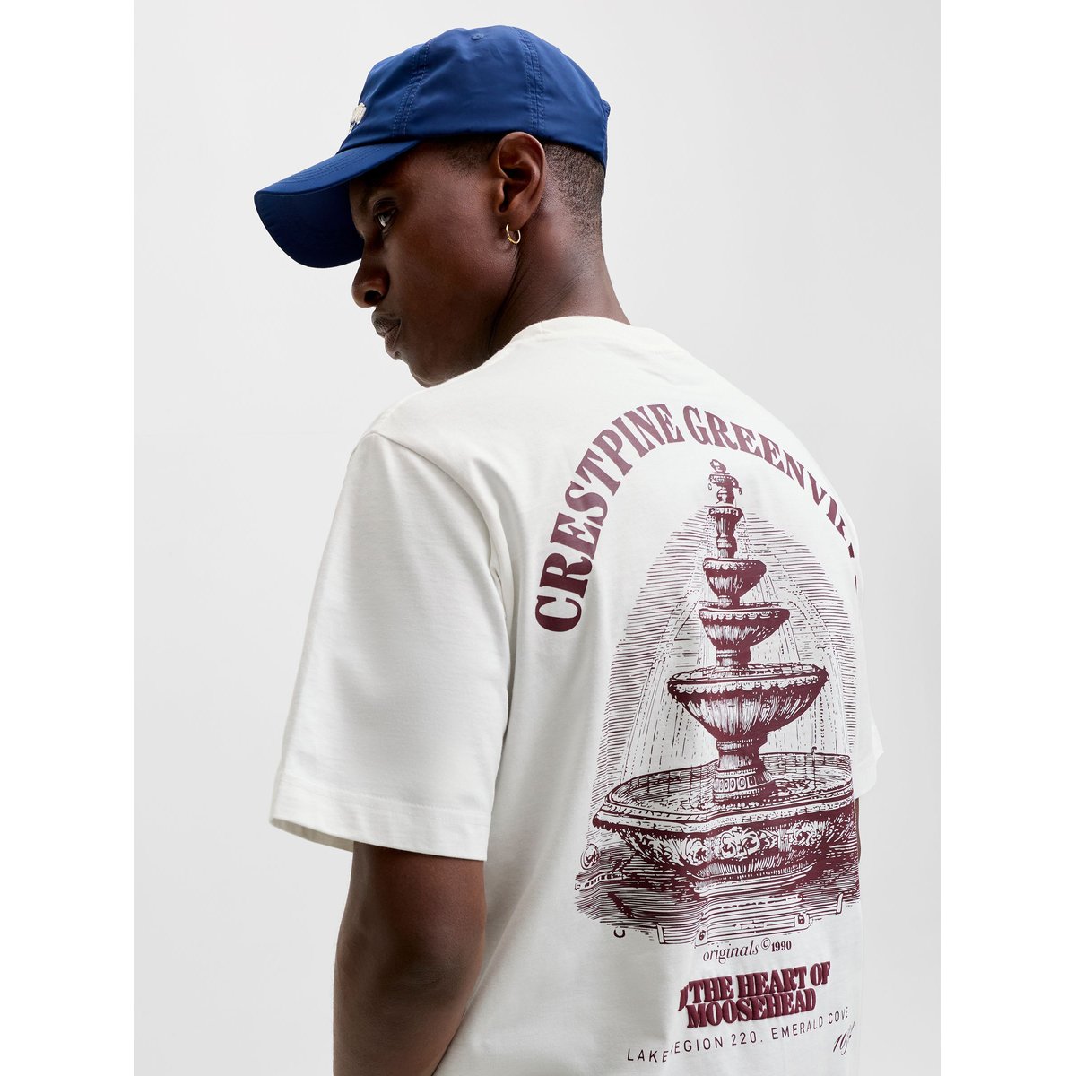 T-Shirt cloud dancer, JACK & JONES