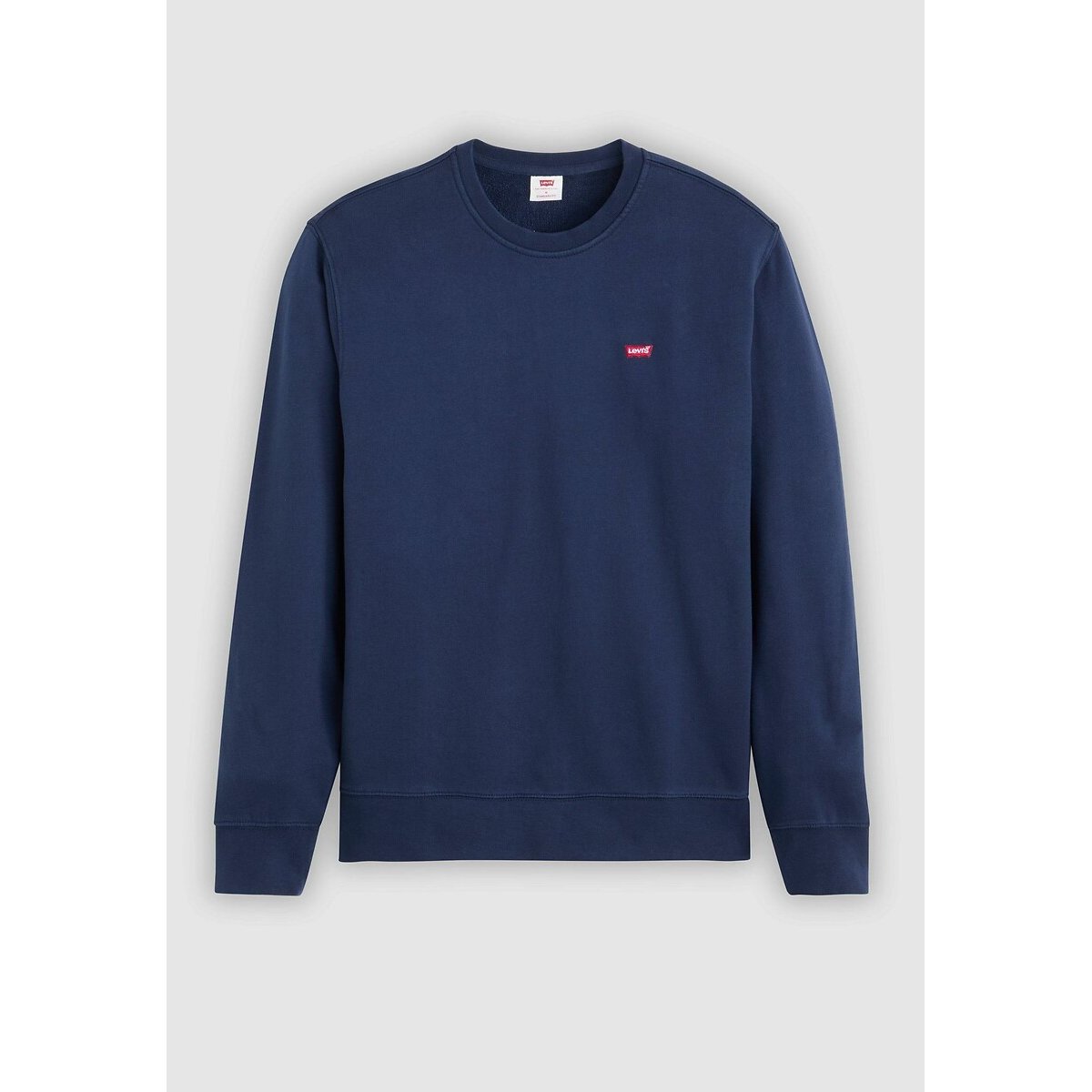 Sweat com gola redonda e logótipo, Chesthit marinho, LEVI'S