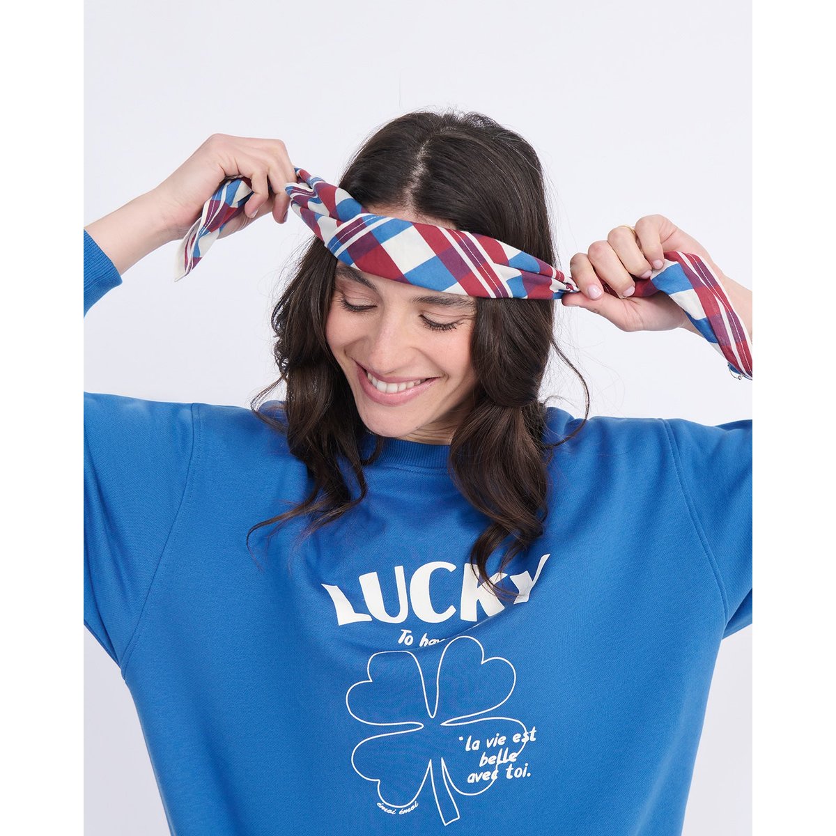 Bandana Garden vichy multicolore, EMOI EMOI