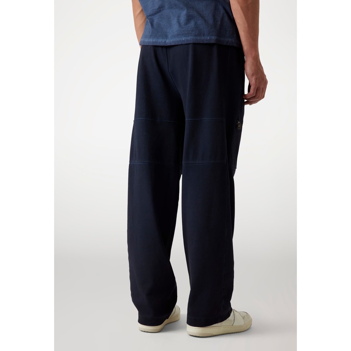 Pantalon Survêtement Jambe Large bleu foncé, GUESS