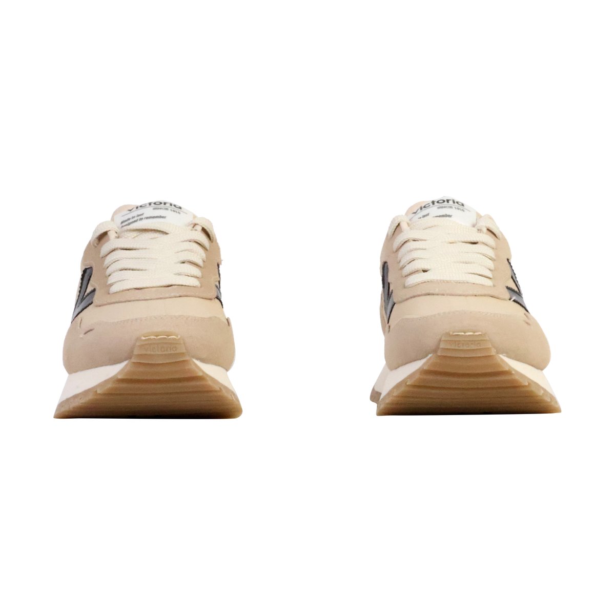 Basket Basse Cuir beige, VICTORIA
