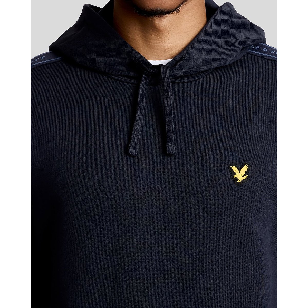 Sweat à capuche Sports en coton bleu foncé marine, LYLE & SCOTT
