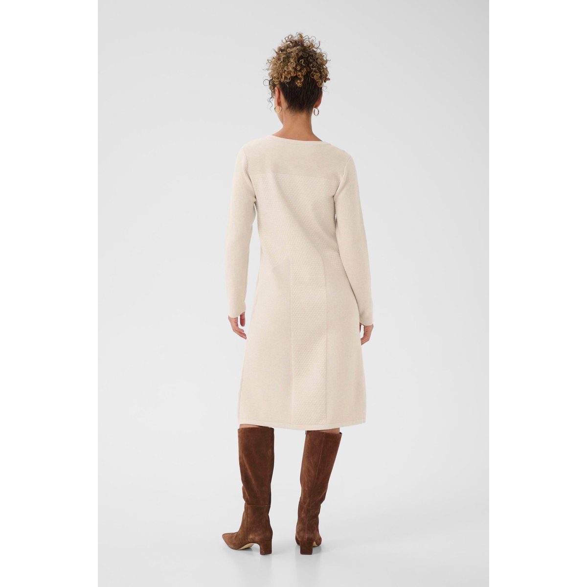 Robe beige oatmelange, CREAM