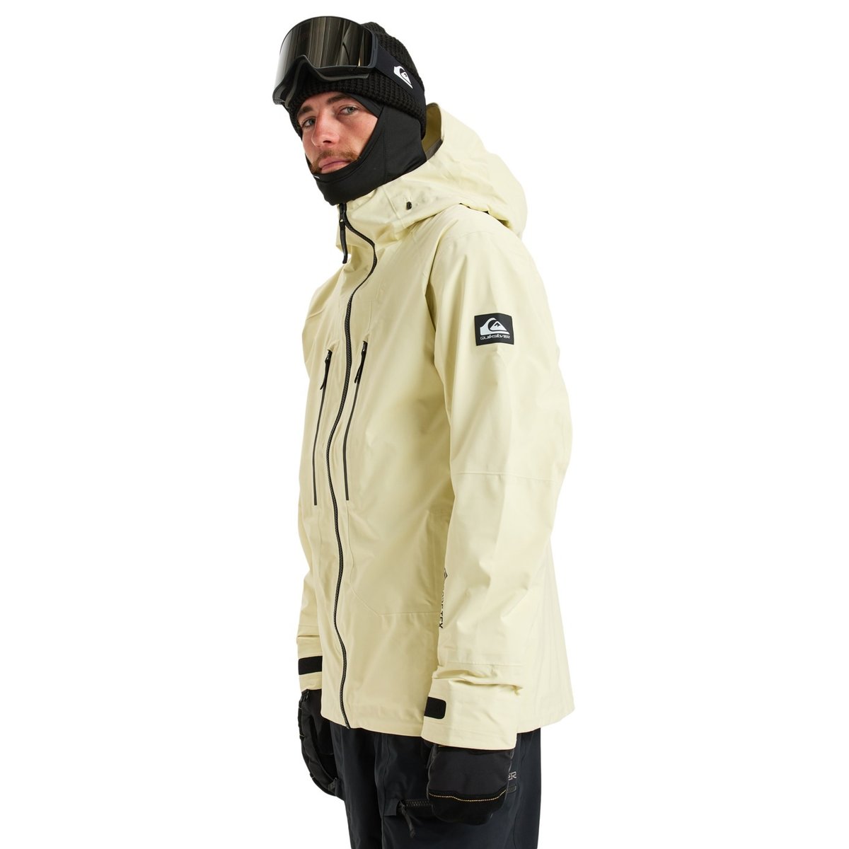 Veste de snow technique PRO PATH STRETCH GORETEX jaune pastel yellow, QUIKSILVER