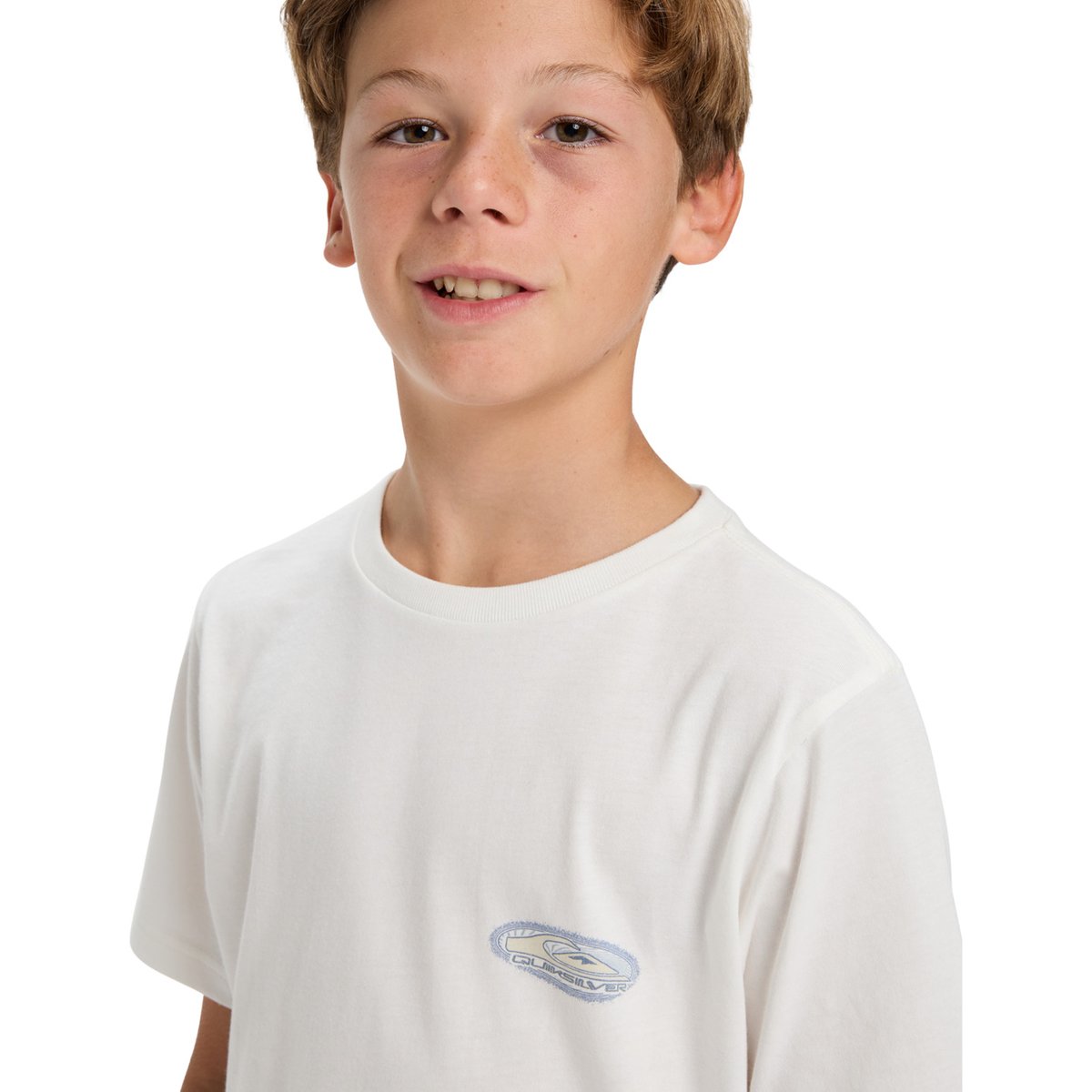 T-shirt à manches courtes EVO BORDER LINES blanc snow white, QUIKSILVER