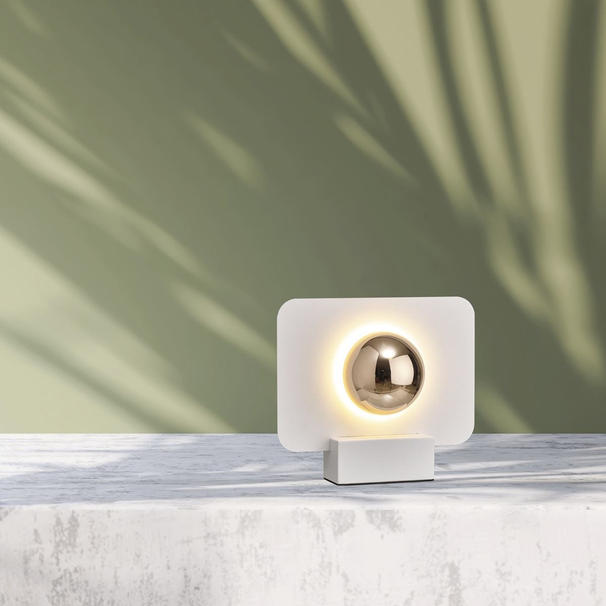 Lampe design en métal industriel, ALBA blanc, MANTRA