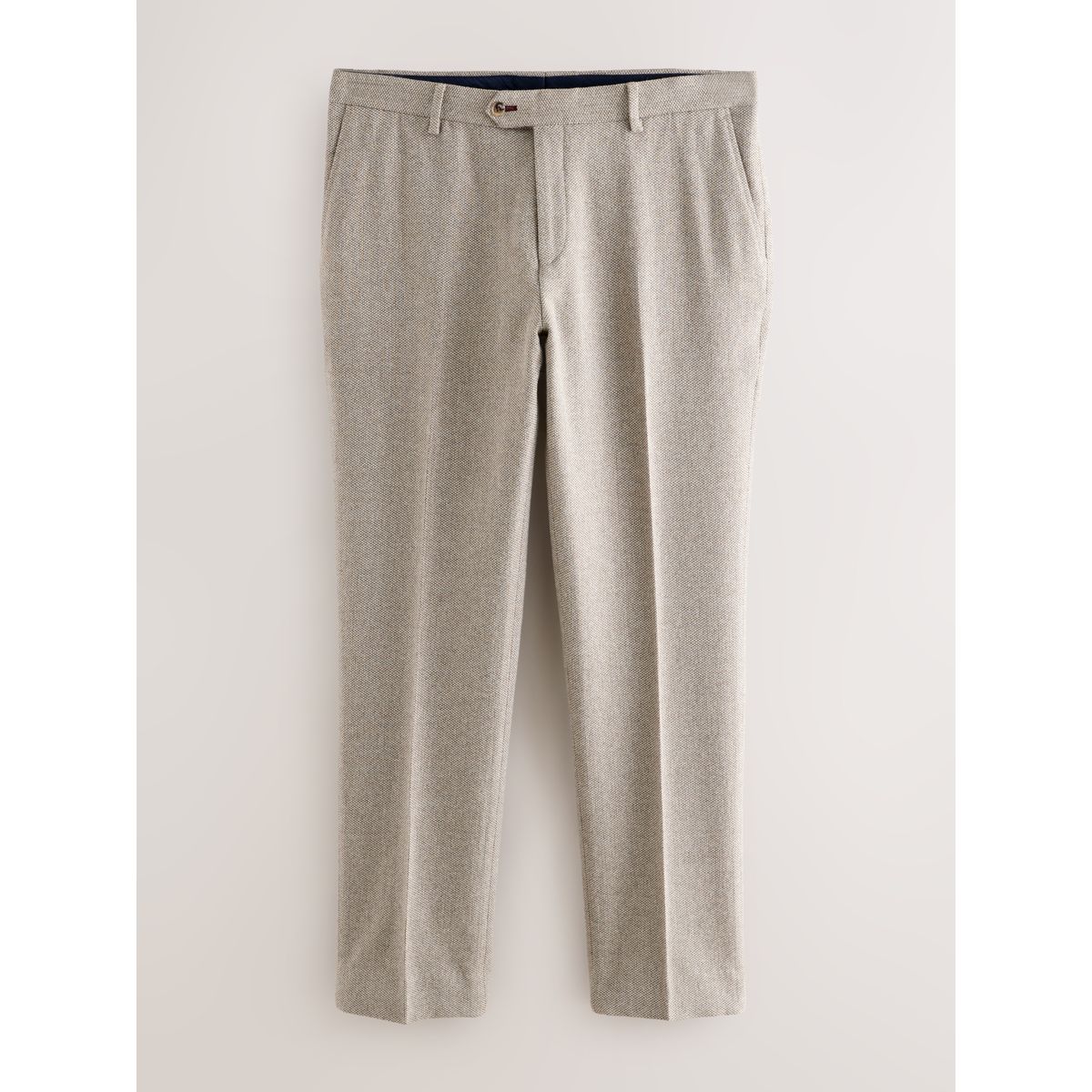 Pantalon de costume slim et texturé à liserés naturel, NEXT