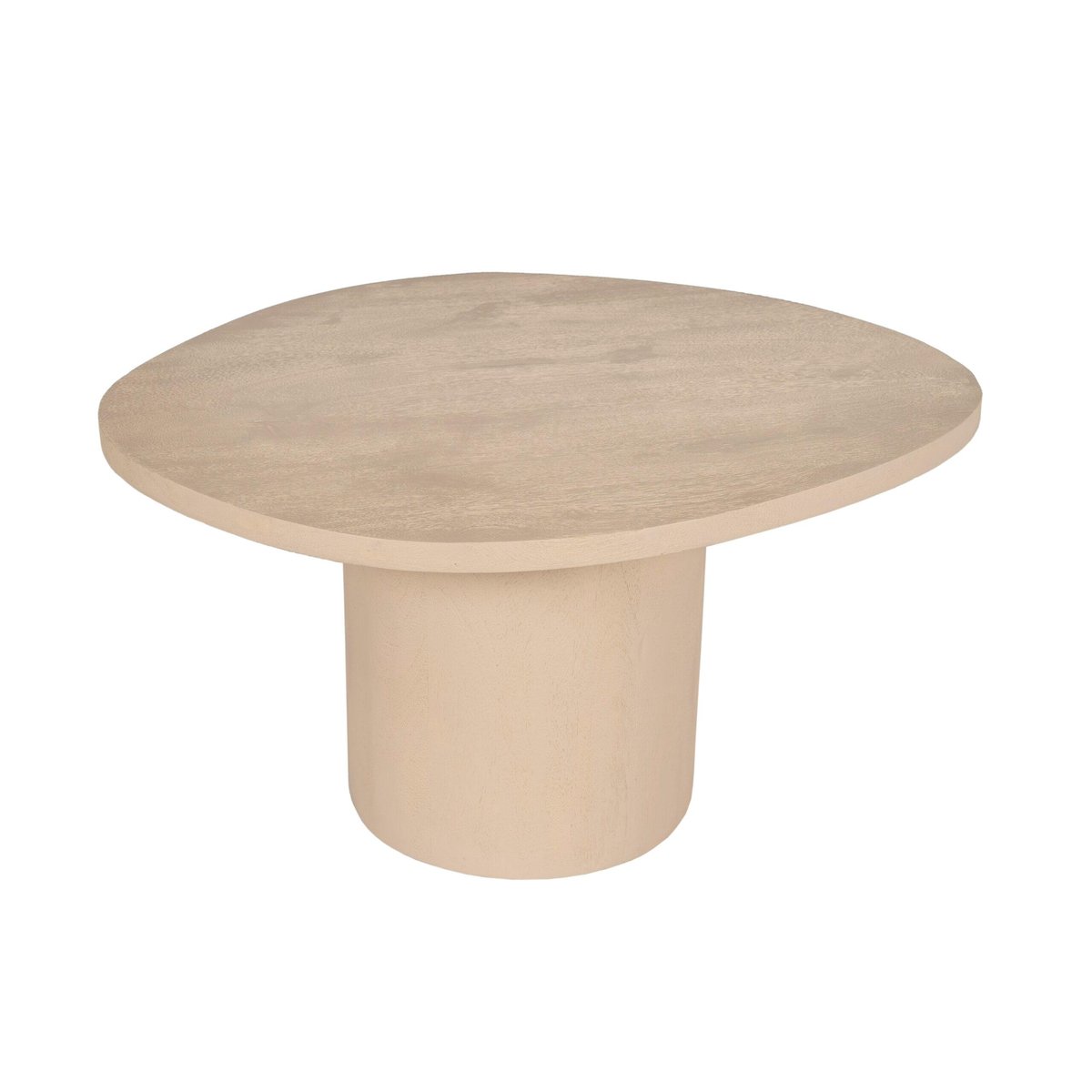 Table basse design organique en bois sable (lot de 2) ALMA beige, PIER IMPORT