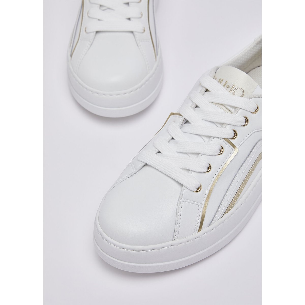 Baskets en cuir blanc, LIU JO