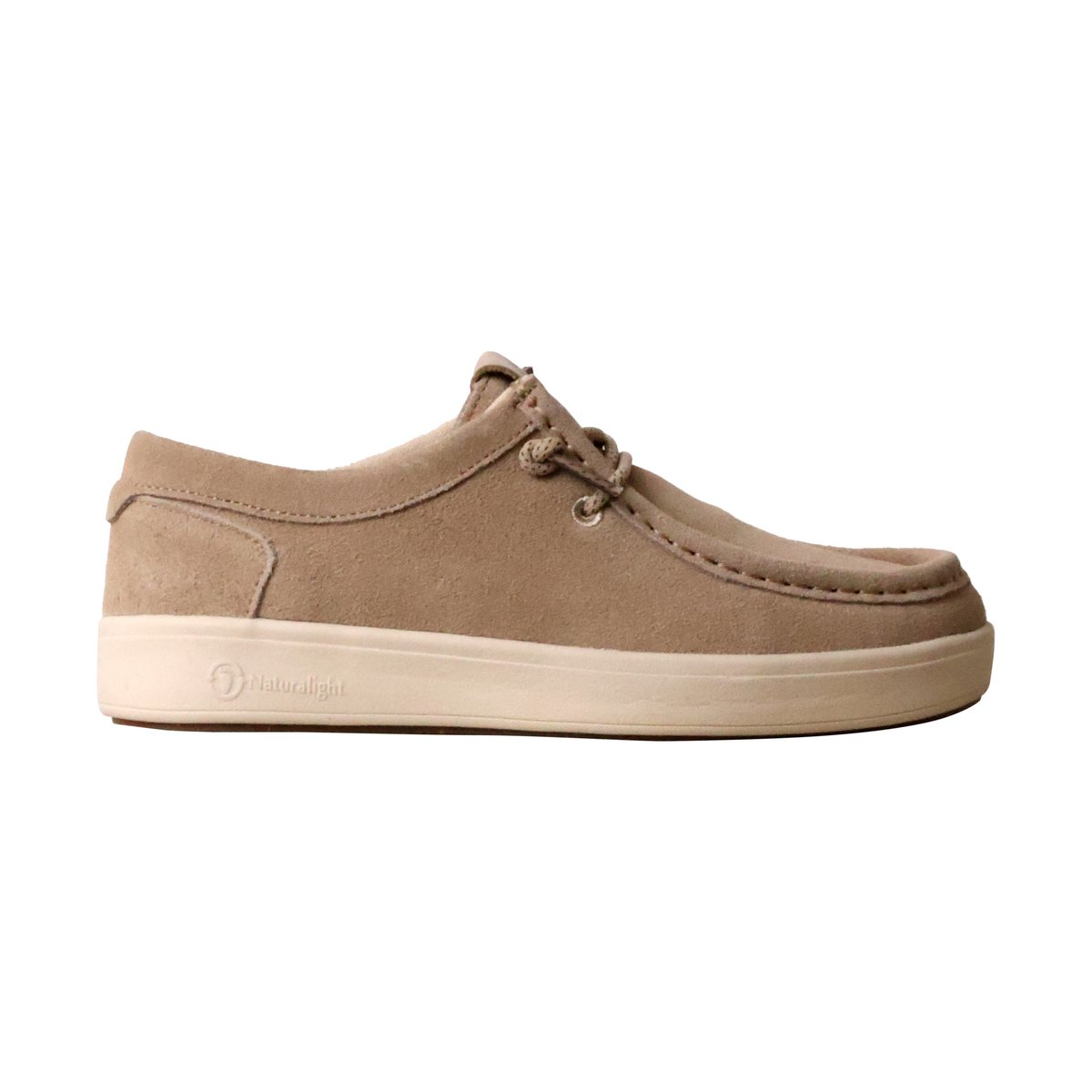 Mocassin Cuir Deya Wallabi Nl beige cuero, NATURAL WORLD