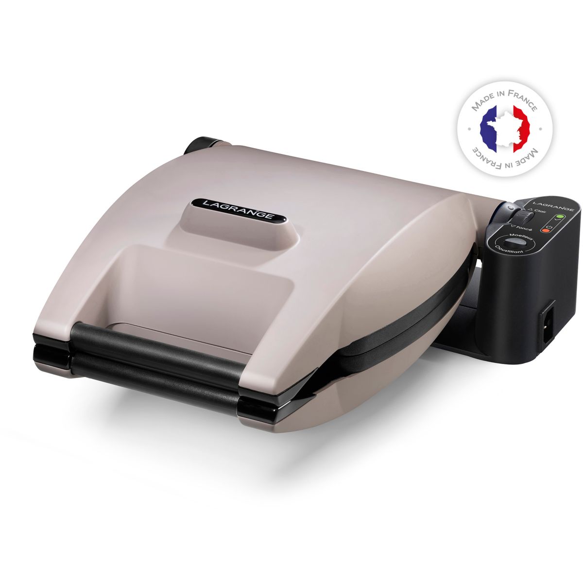 Gaufrier premium gaufres mineral G gris, LAGRANGE
