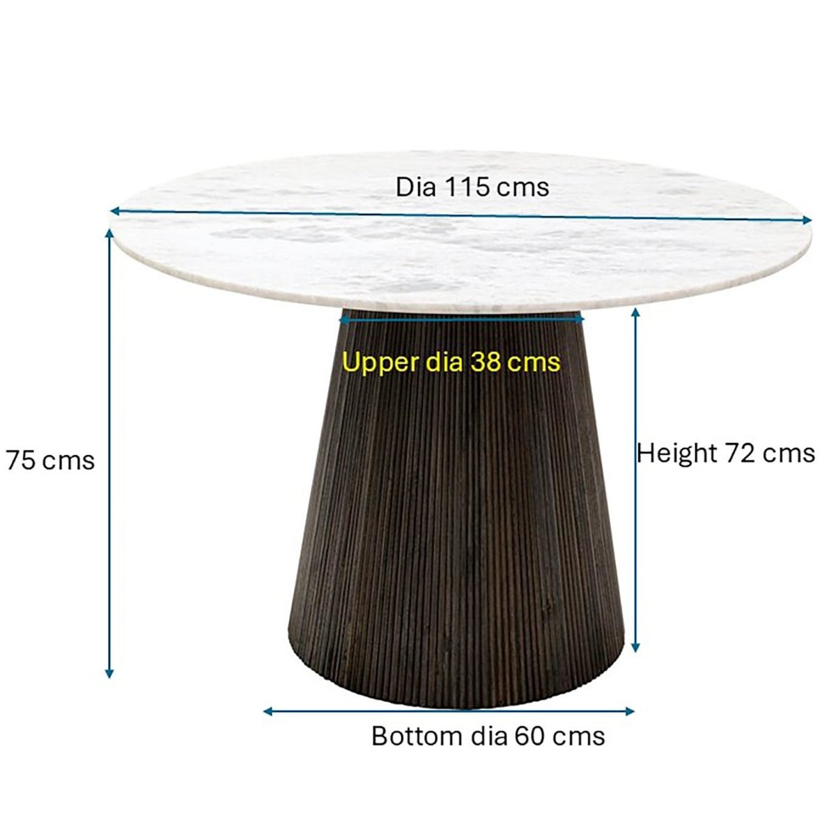 Ensemble table et 4 chaises, GLENN gris, KARE DESIGN