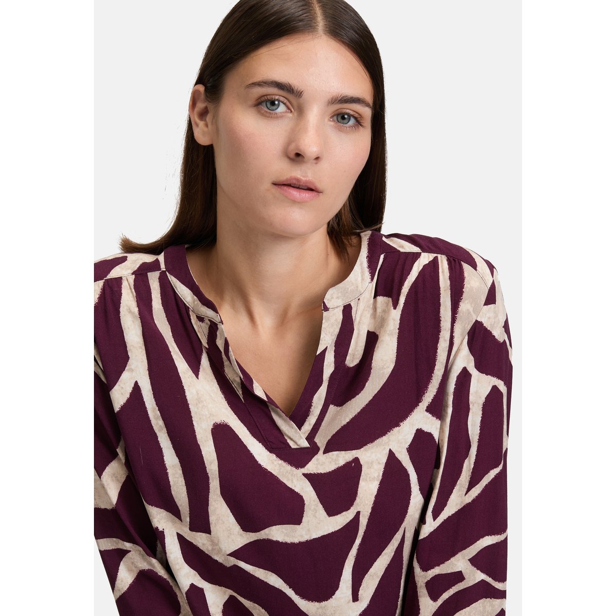 Tunique à imprimé dark red/nature, BETTY & CO