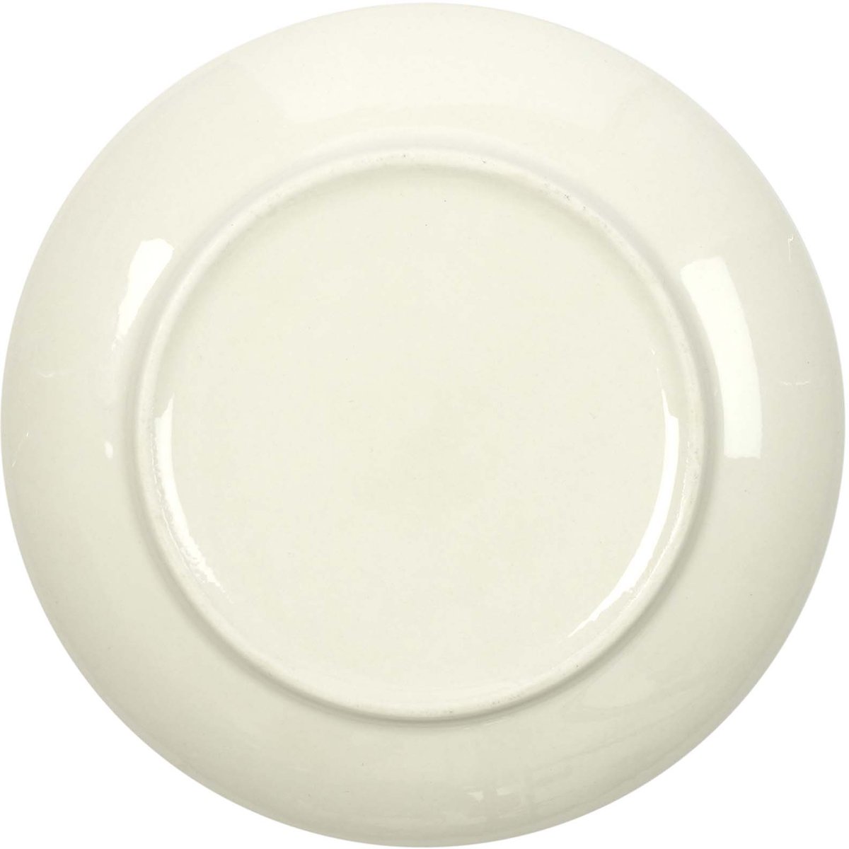 Assiette en porcelaine Cottage 20 cm (Lot de 6) Blanc et gris blanc et bleu, CMP
