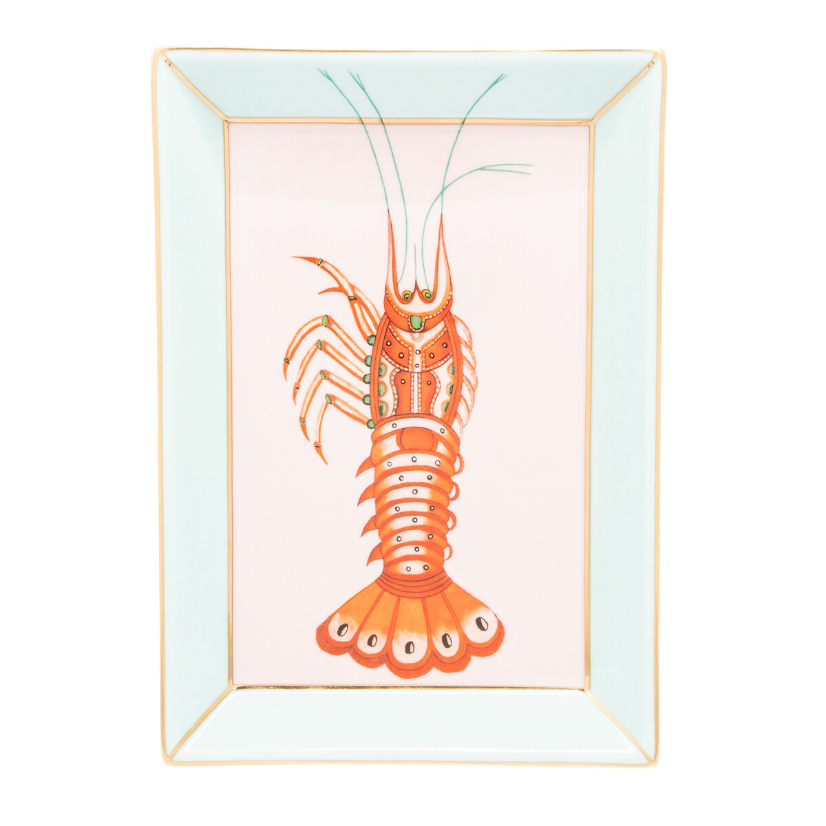 17.5cm Lobster Rectangular Trinket Dish multi-coloured, YVONNE ELLEN