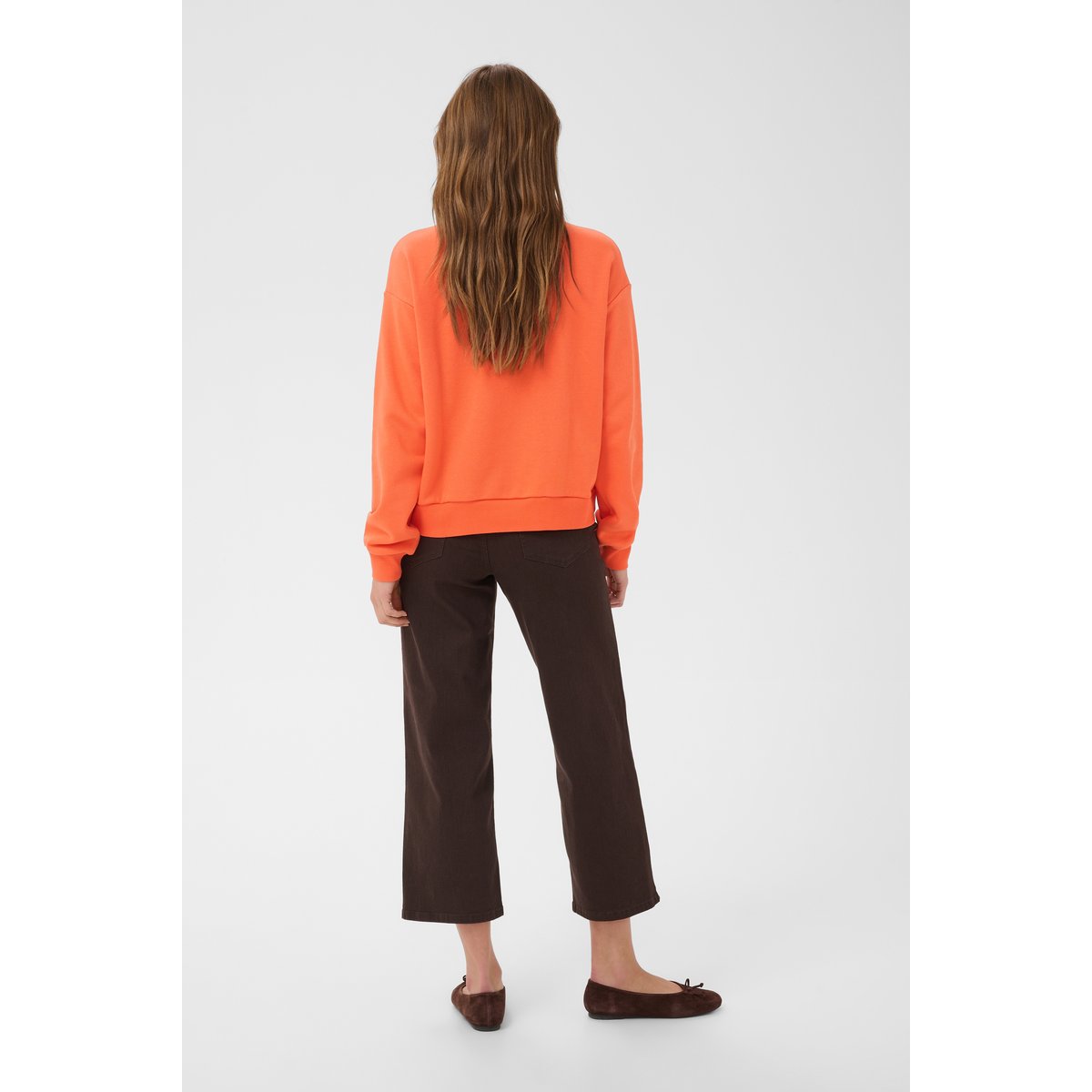 Sweatshirt orange tigerlily, KAFFE