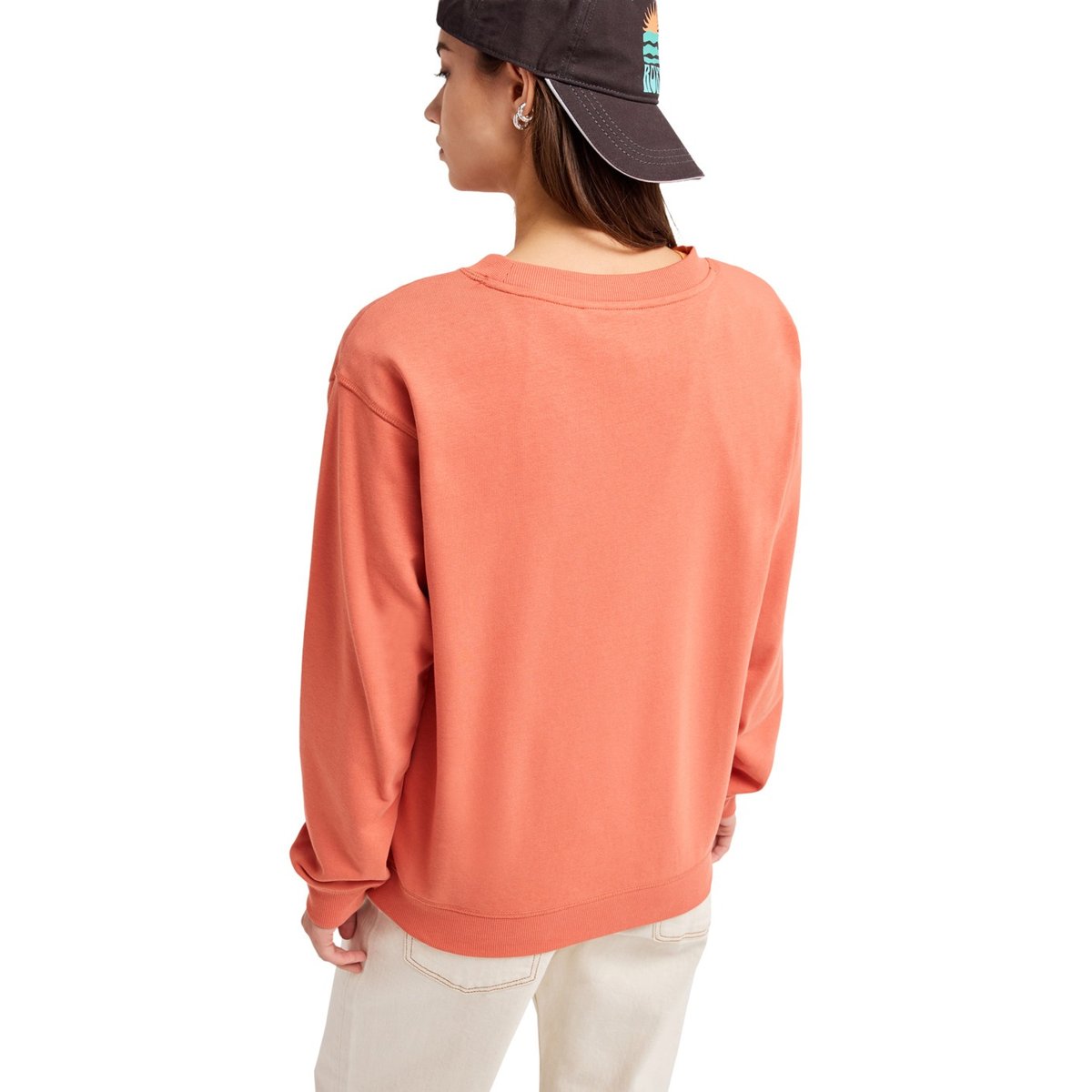 Sweat SURF STOKED TERRY VINT. orange apricot brandy, ROXY