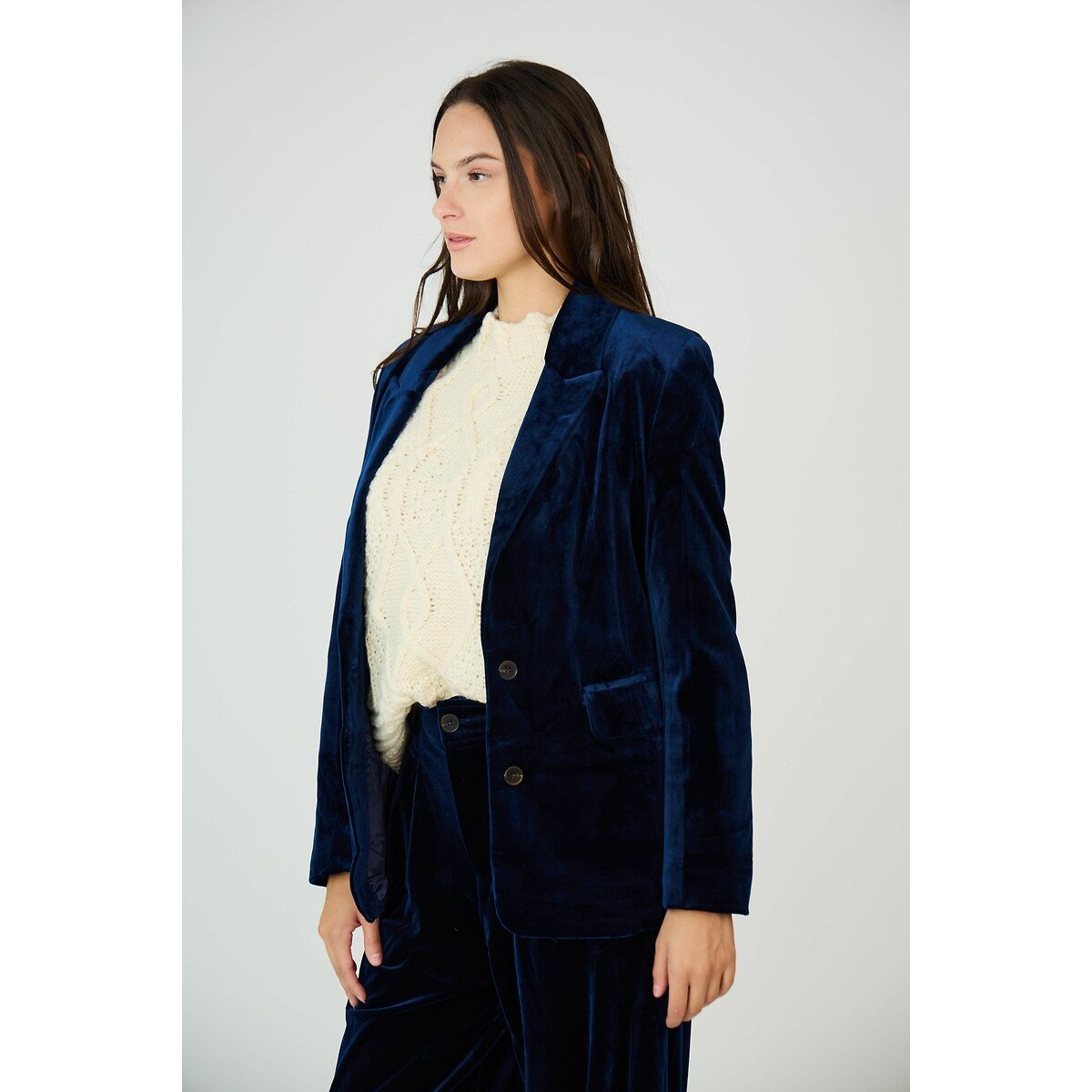 Blazer navy blue, SEE U SOON