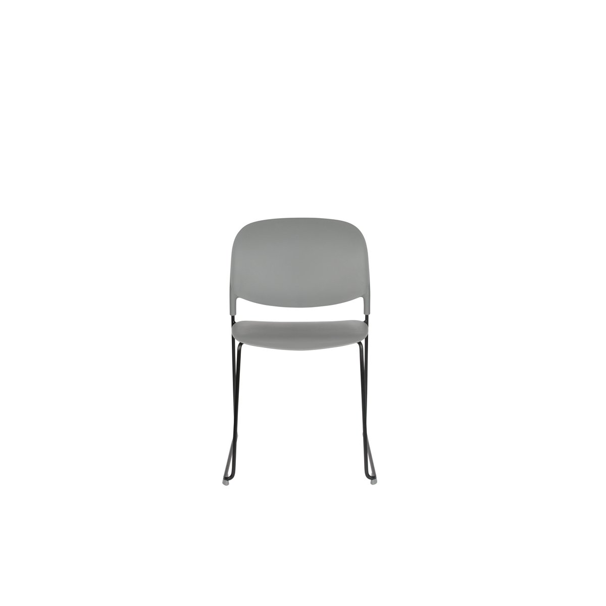 Chaise design empilable en polypropylène (lot de 4), STACKS gris, BOITE A DESIGN