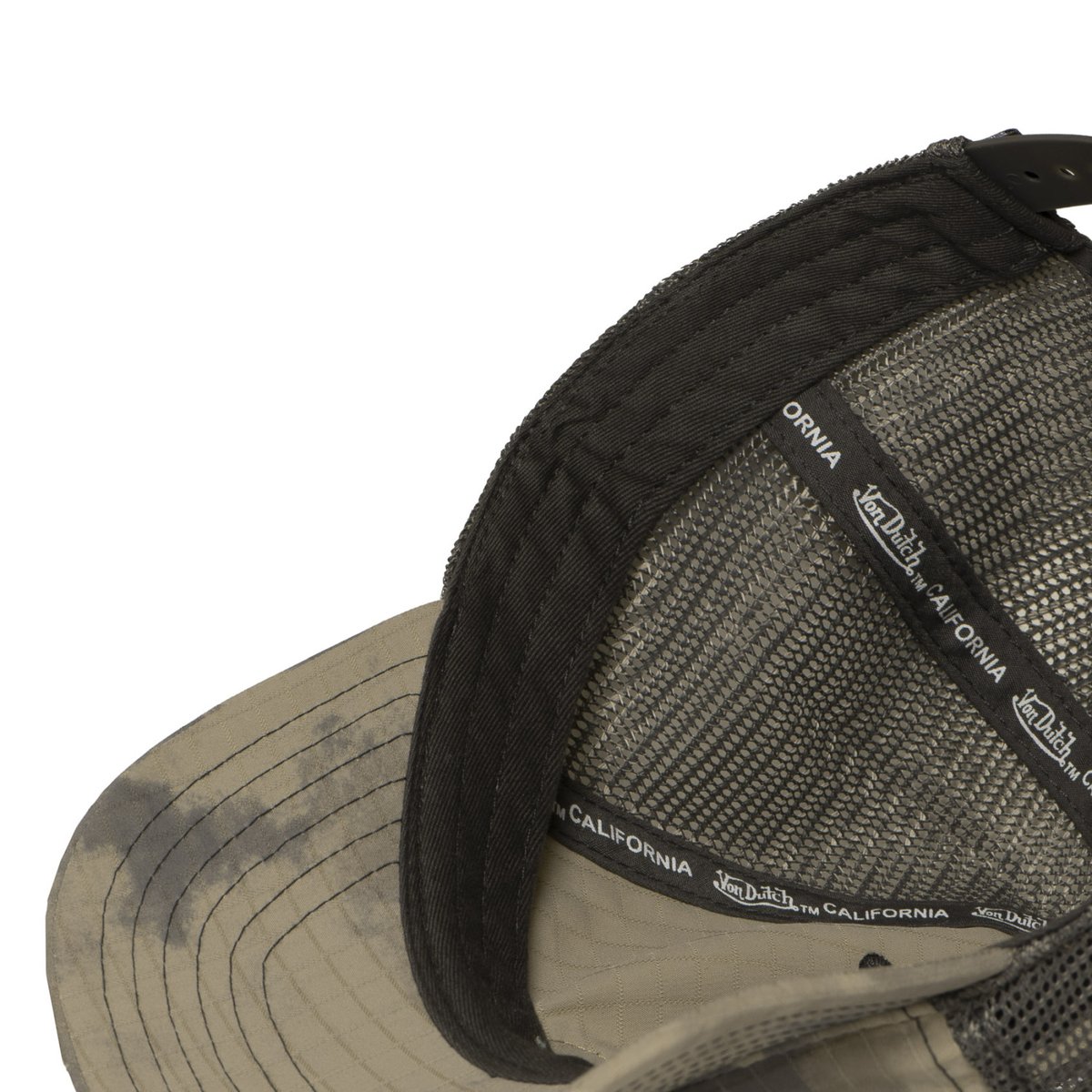Casquette trucker MAC beige/kaki/gris, VON DUTCH