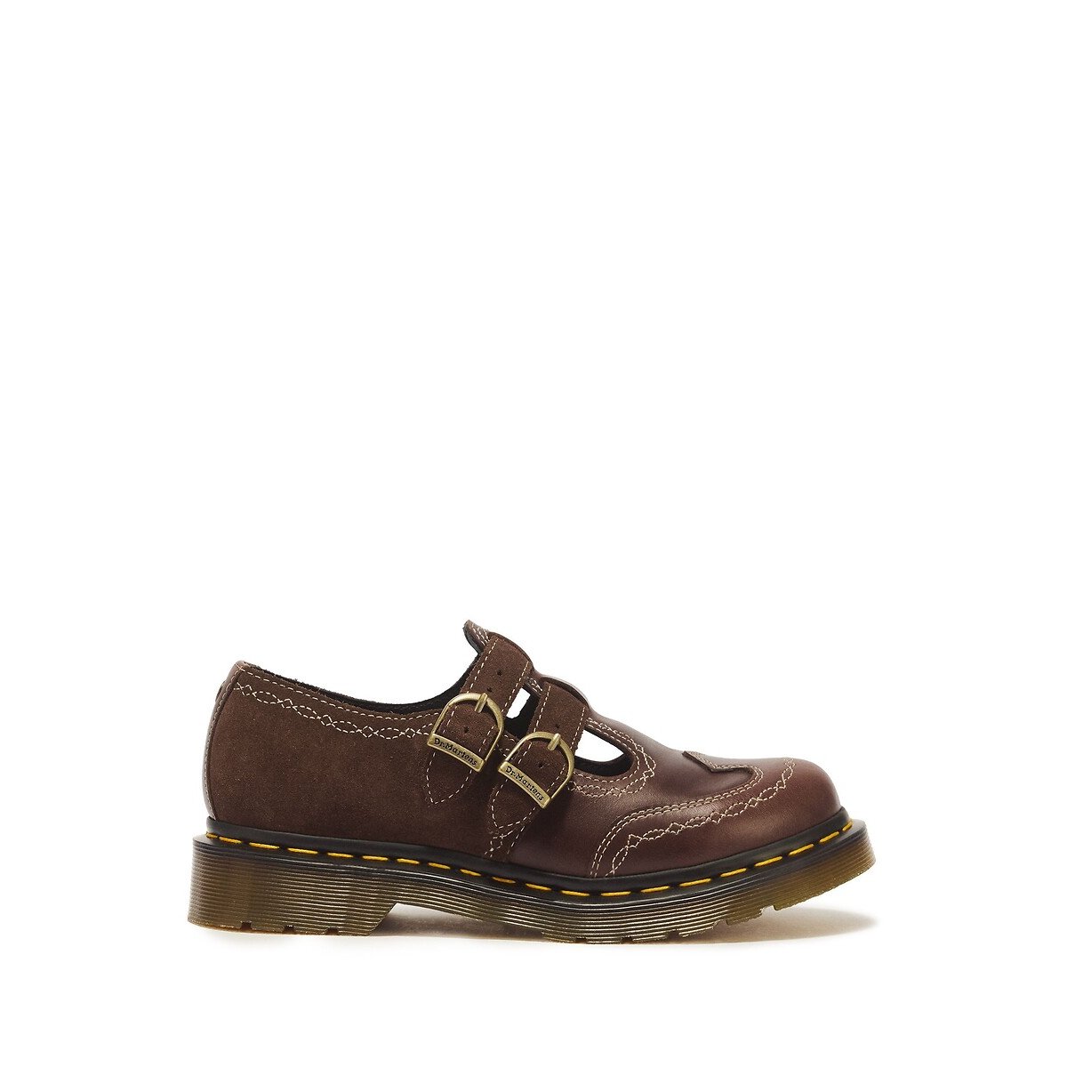 Babies en cuir, 8065 Mary Jane Rodeo marron foncé, DR. MARTENS