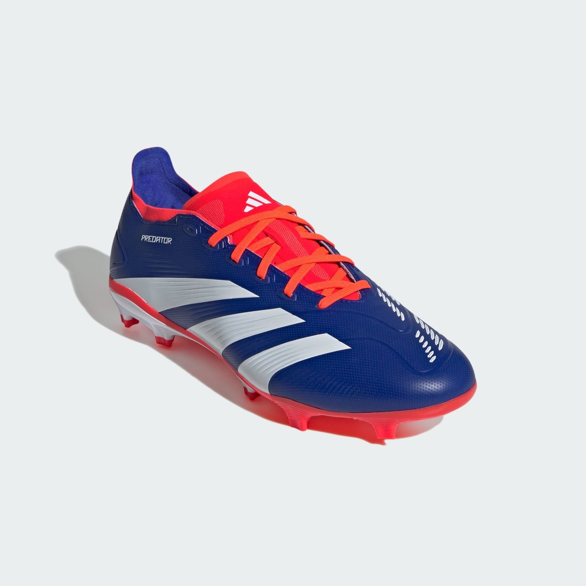 Chaussure Predator League Terrain souple lucid blue / cloud white / solar red, adidas Performance