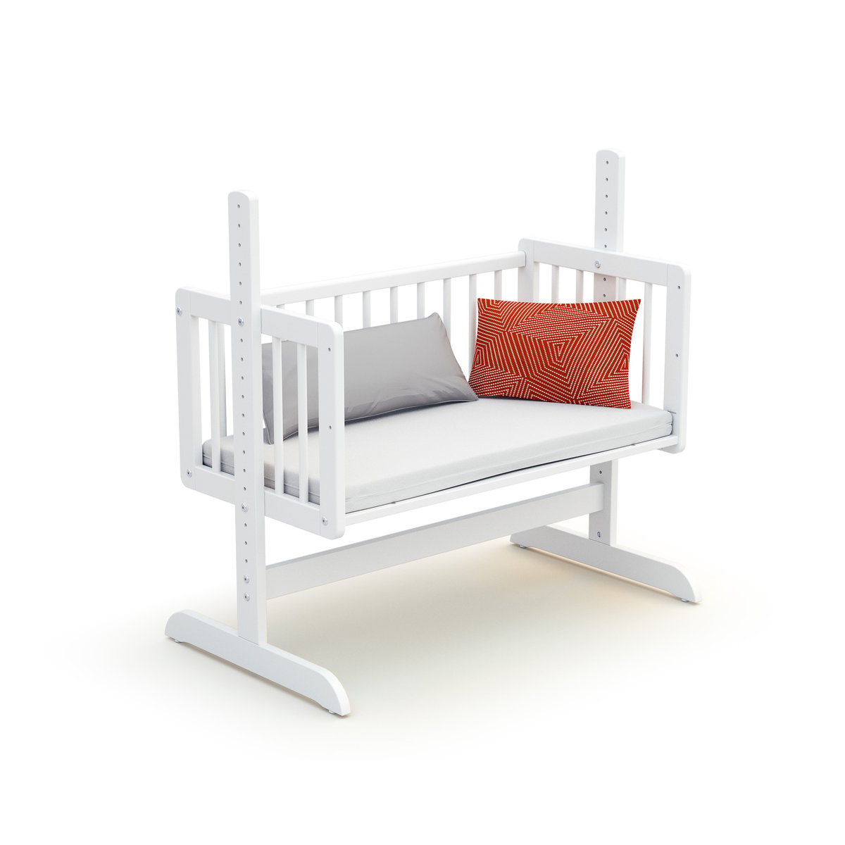 Berceau cododo évolutif en bois NINO blanc, WEBABY
