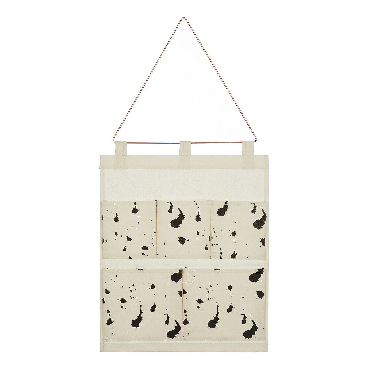 Monochrome White Pocket Wall Hanging white, SO'HOME