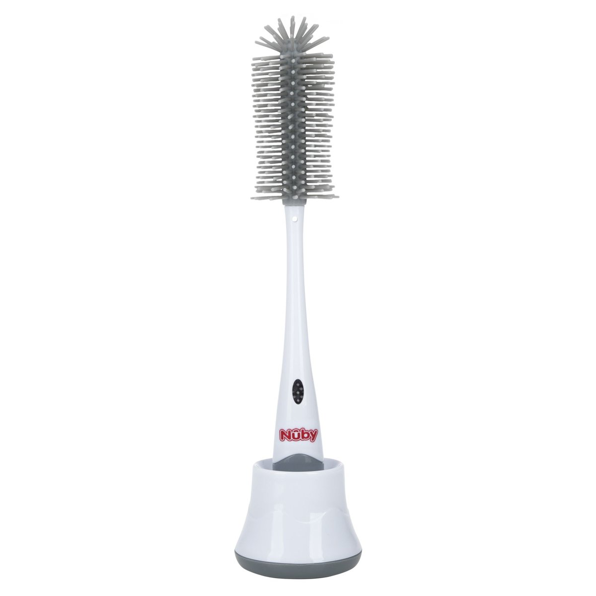 Goupillon silicone avec pied gris, NUBY