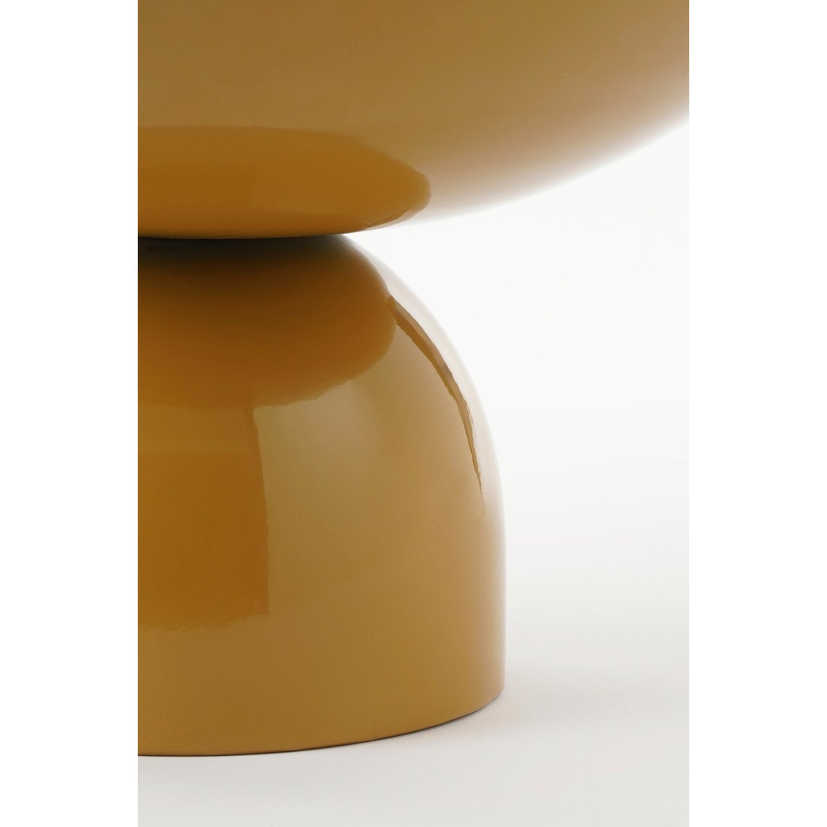 Table d'appoint H28 cm CELISE brun, MICA DECORATIONS