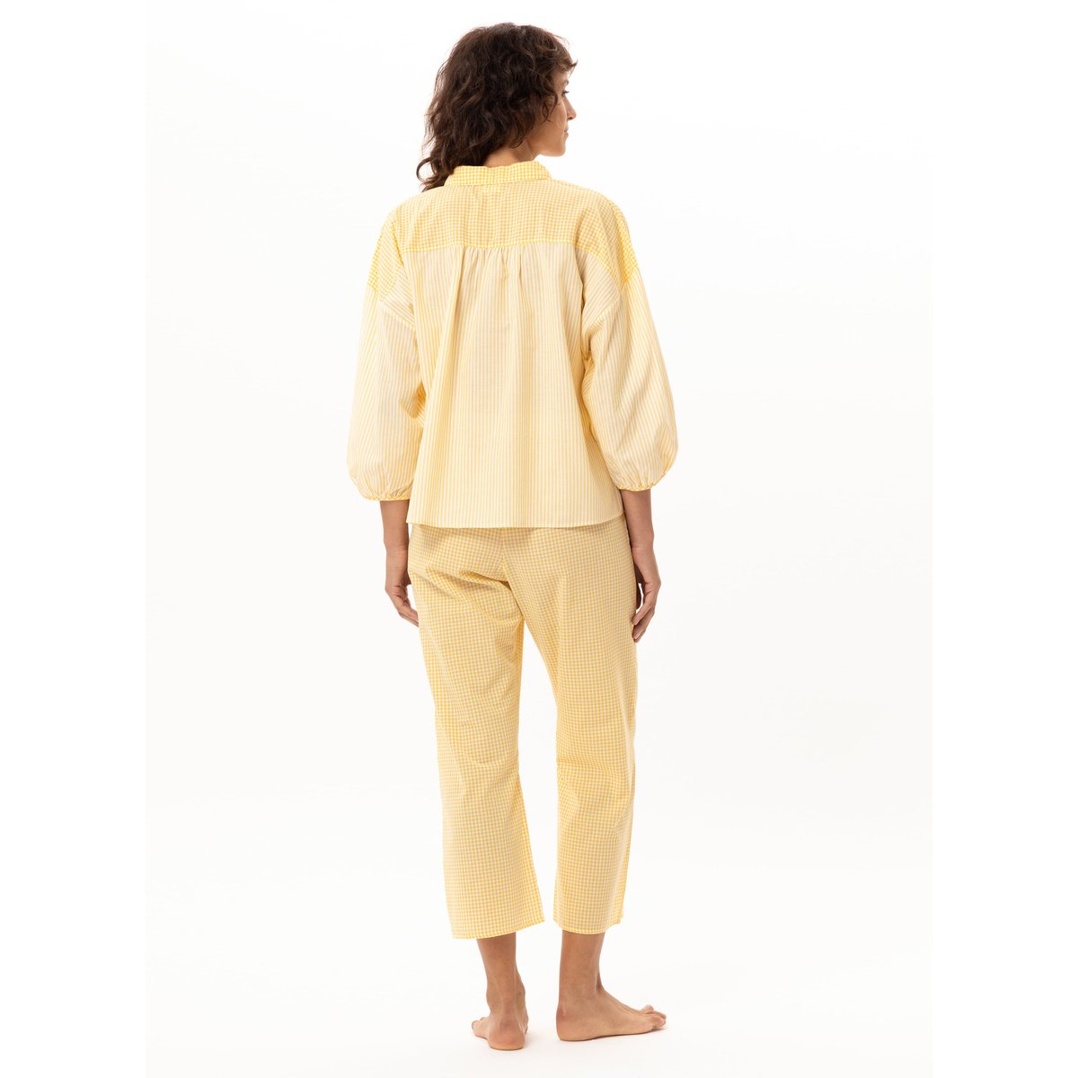 Pyjama boutonné en coton PATIO 206 multicolore, LE CHAT