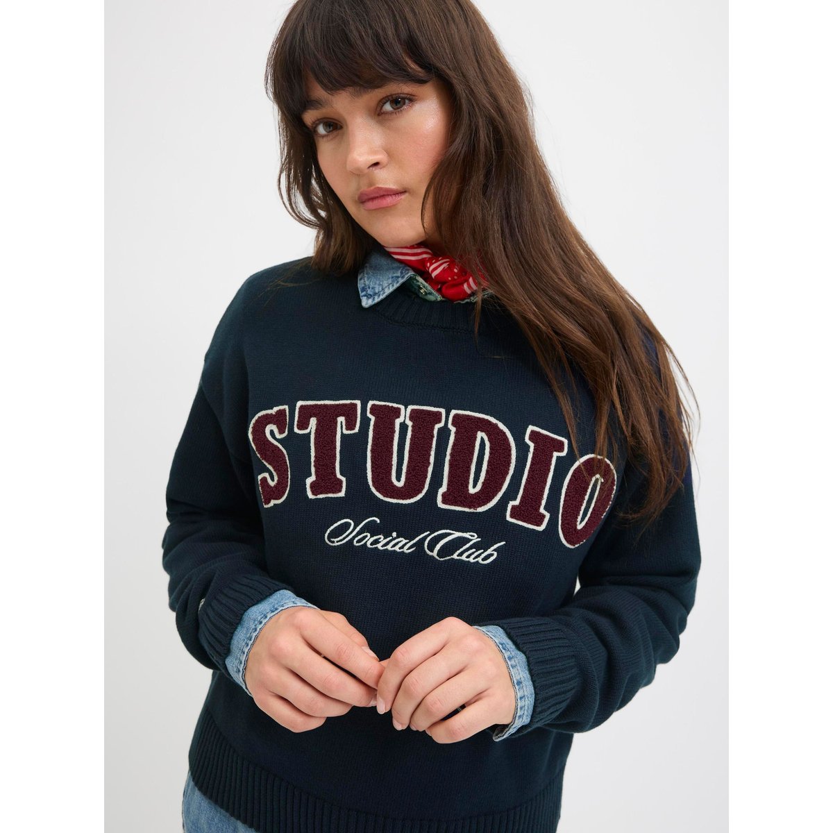 Pull En Maille maritime blue, JJXX
