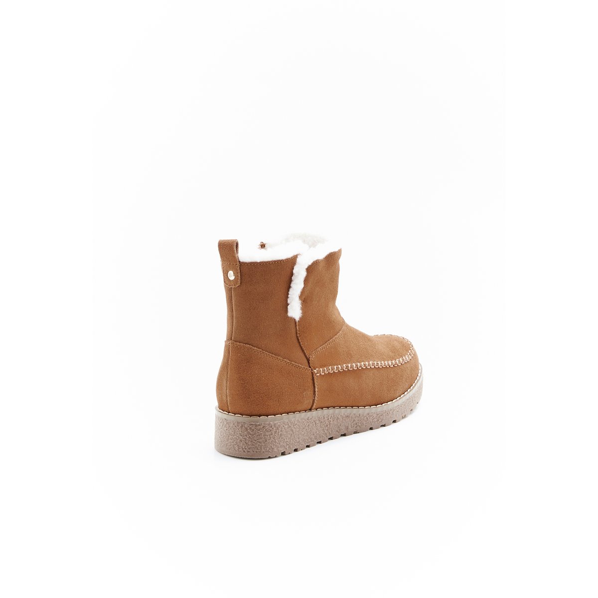 Boots fourrées labellisées Thermolactyl marron amande, DAMART