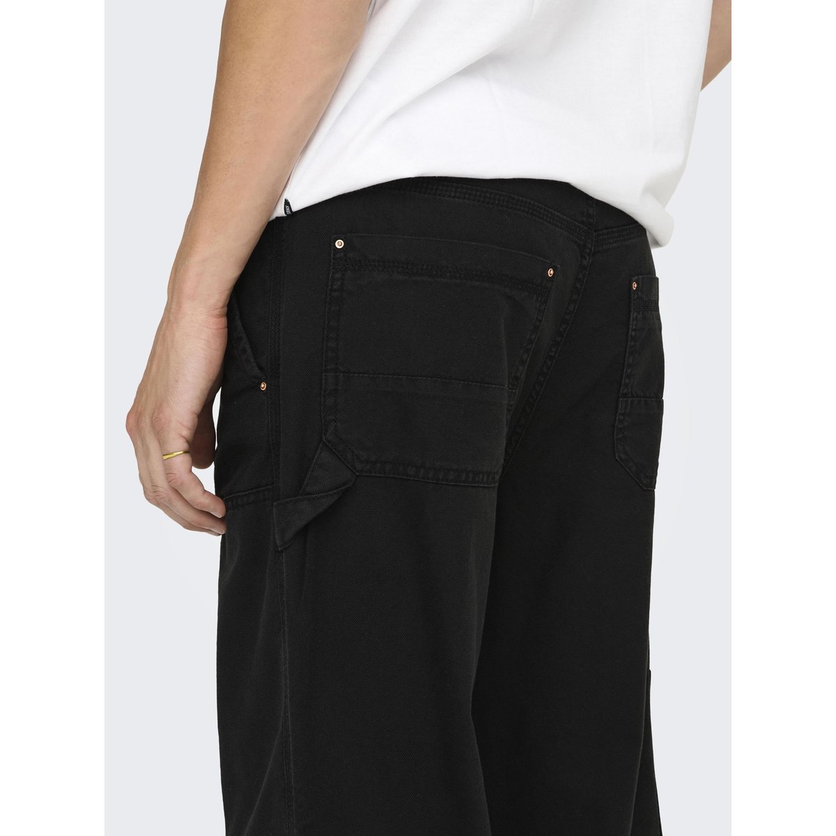 Pantalon À Jambe Large noire - black, ONLY & SONS