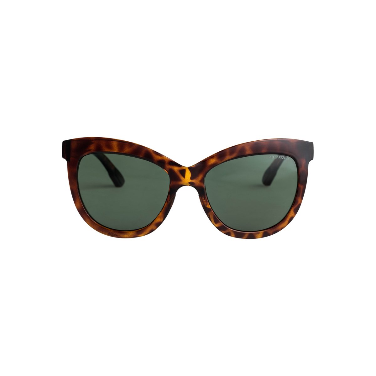 Lunettes de soleil polarisées PALM P. marron tortoise brown/green plz, ROXY