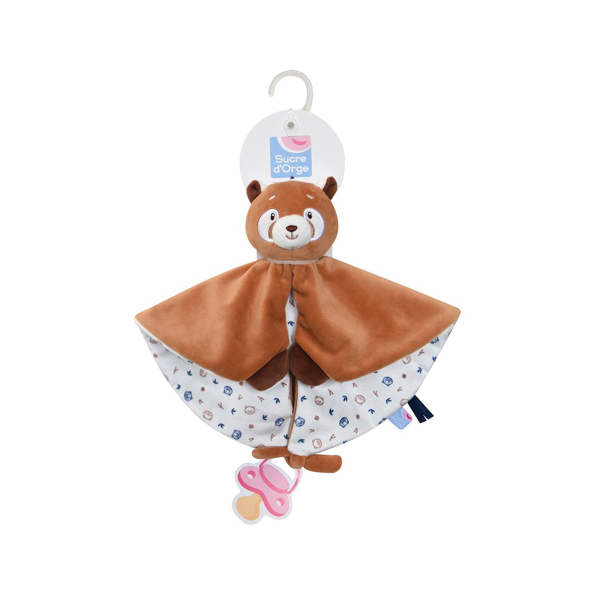 Doumou xl panda velours doux marron, SUCRE D'ORGE