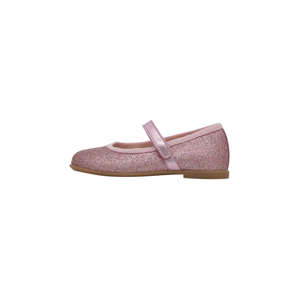 Ballerines en cuir avec paillettes ELANA rose, NATURINO
