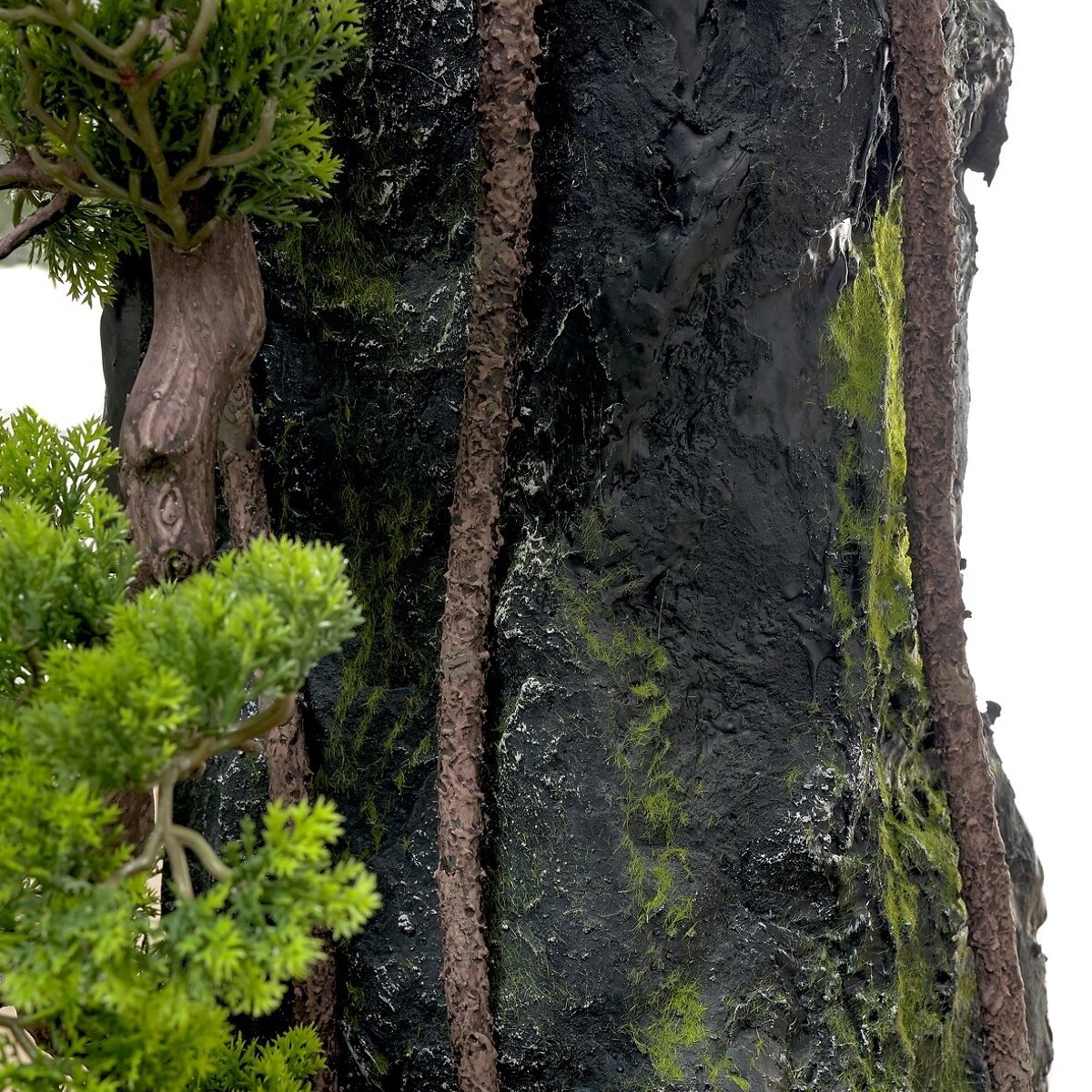 Planta artificial "Stone Bonsai" 120cm, BORGHESI verde, BORGHESI