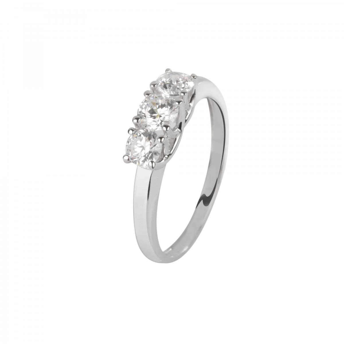 Bague en or blanc 750 B-CLASSIC argent, BLUESPIRIT