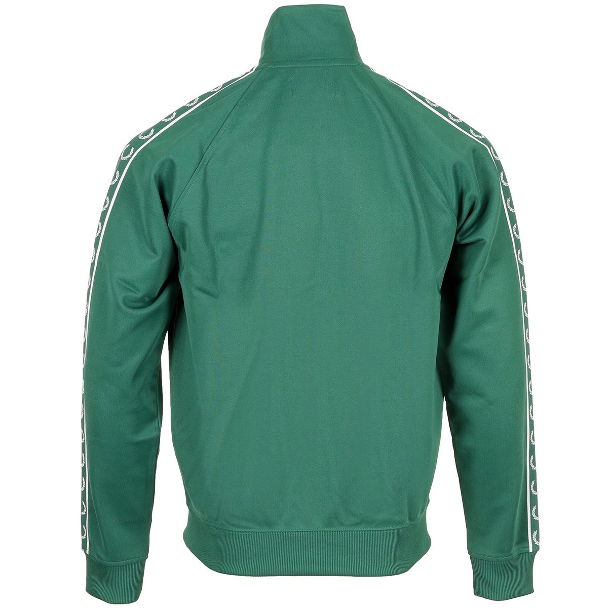 Veste sportswear TAPED TRACK JACKET vert, FRED PERRY