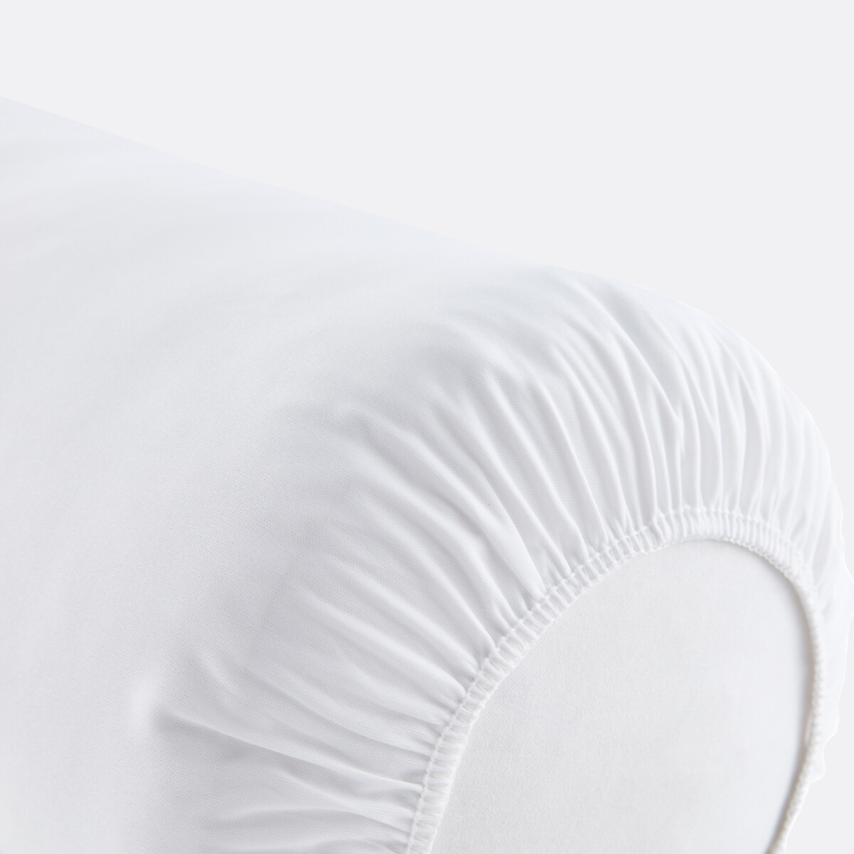Lot de 2 protège traversin jersey 100% coton blanc, LA REDOUTE INTERIEURS