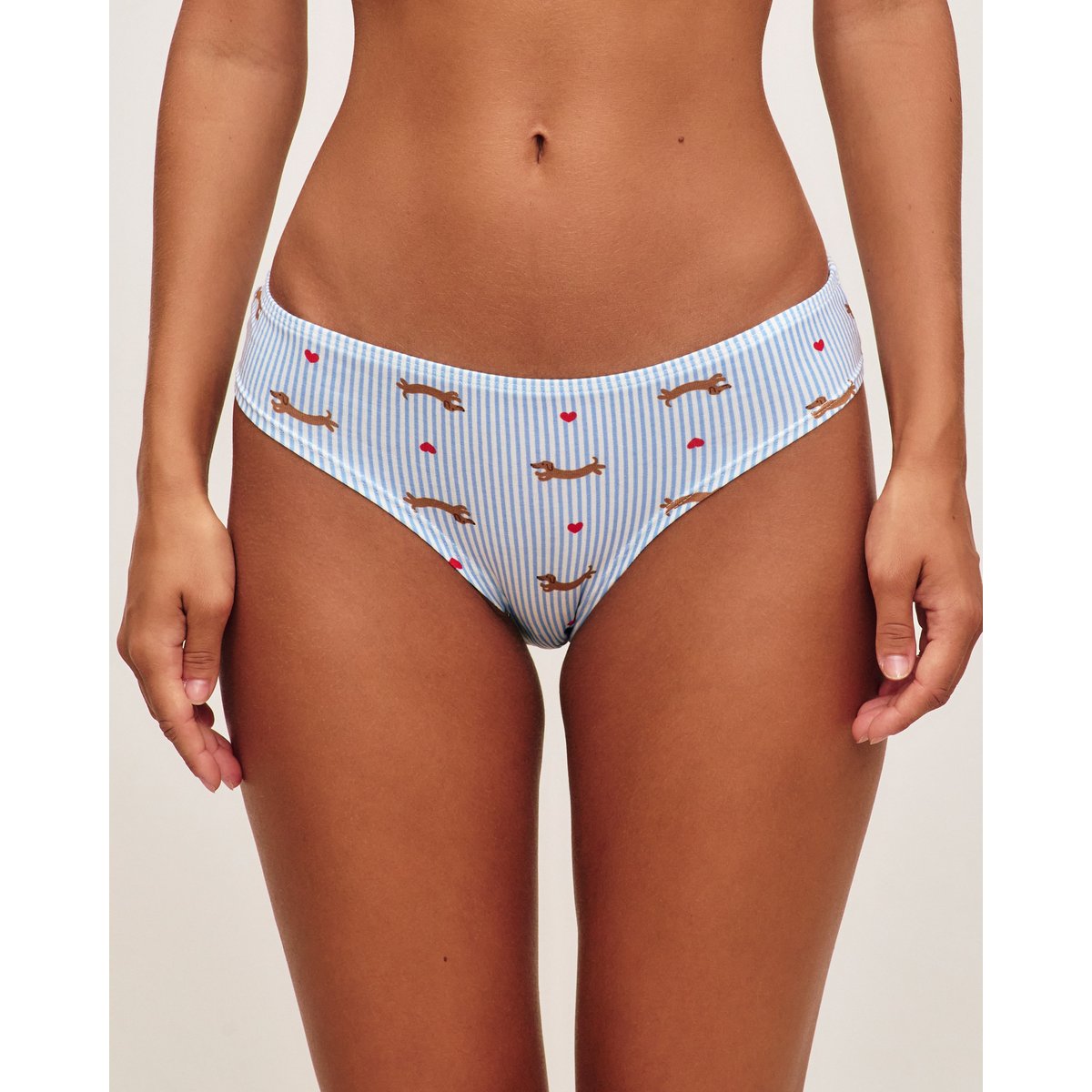 UNDIZ SLIP BOTTLIZ HOTDOGIZ-LOT bleu, UNDIZ