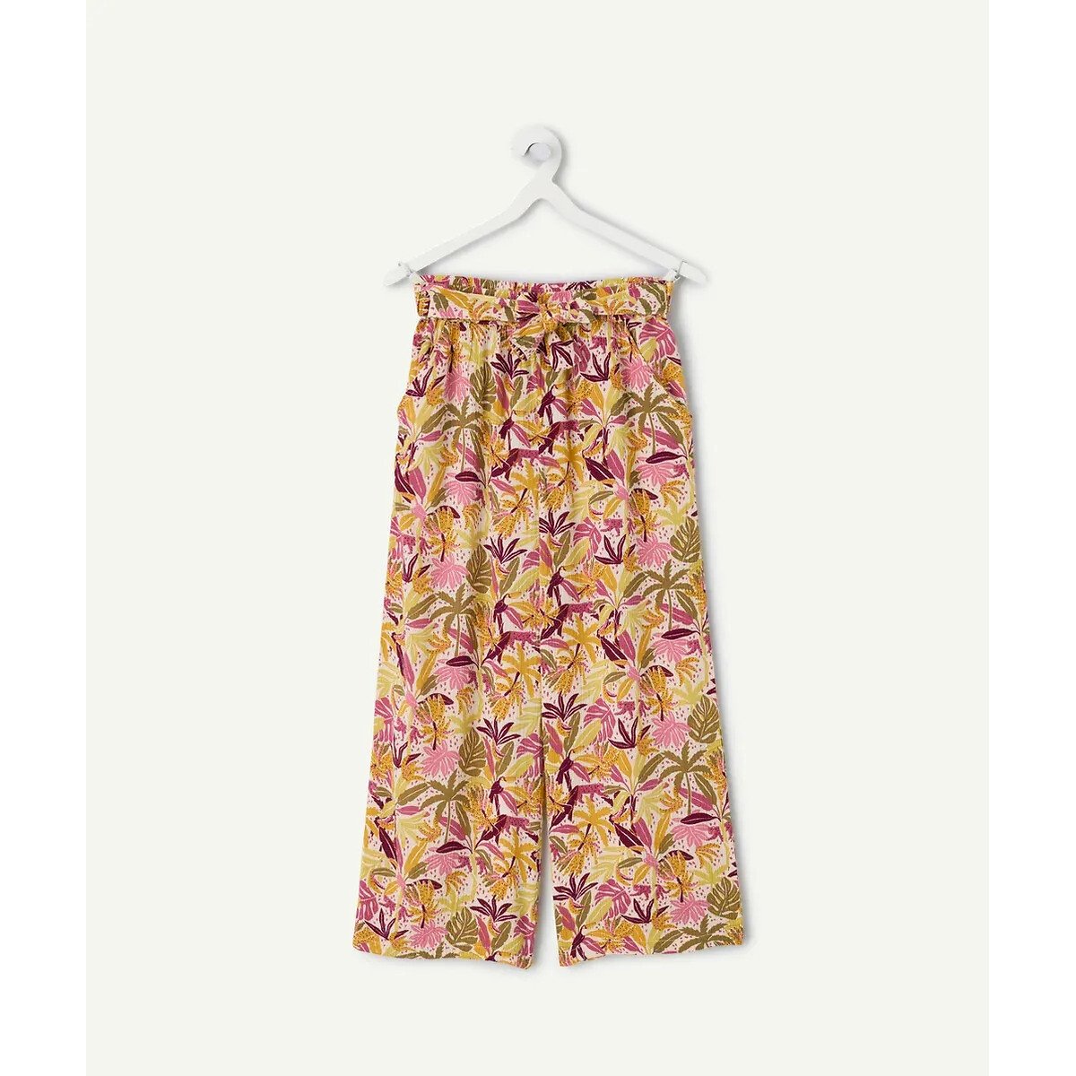 Bedrukte soepele broek bloemenprint, TAPE A L'OEIL