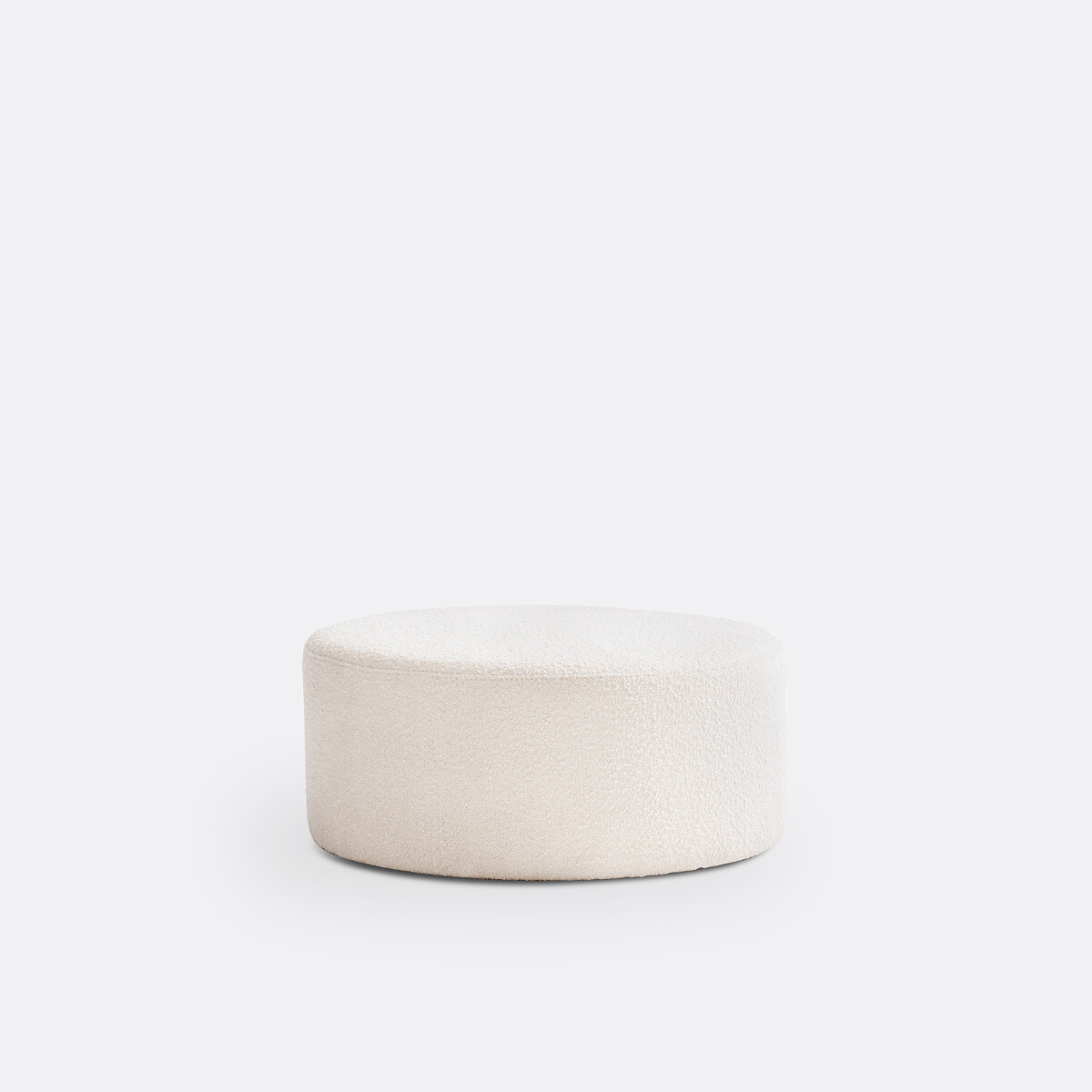 Pouf bouclette polyester, Tilly ecru, LA REDOUTE INTERIEURS