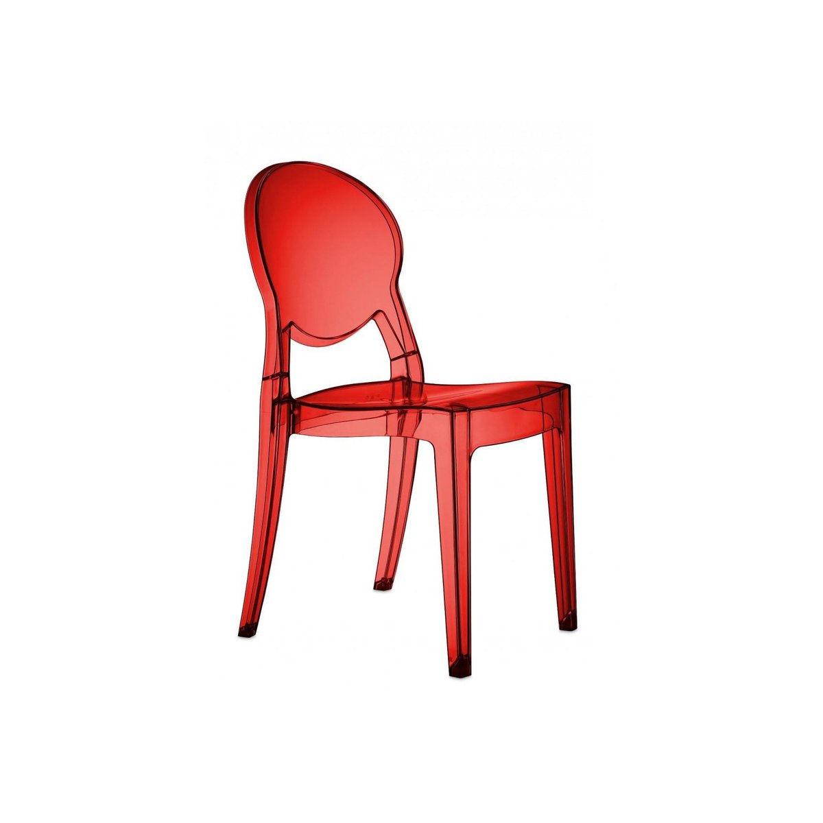 Chaise design empilable, IGLOO blanc, SCAB DESIGN