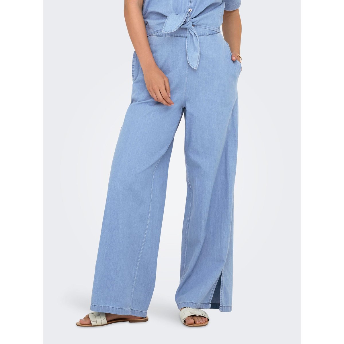 Pantalon light blue denim, ONLY