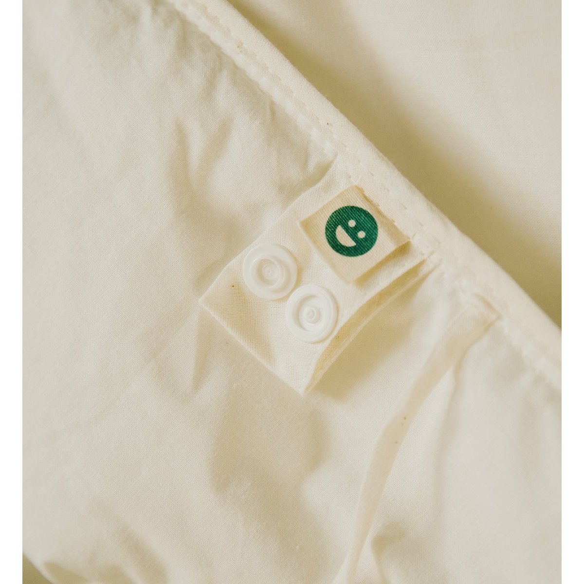 Couette Adulte Enveloppe Coton Bio 4 saisons MAUI couleur unique, KADOLIS