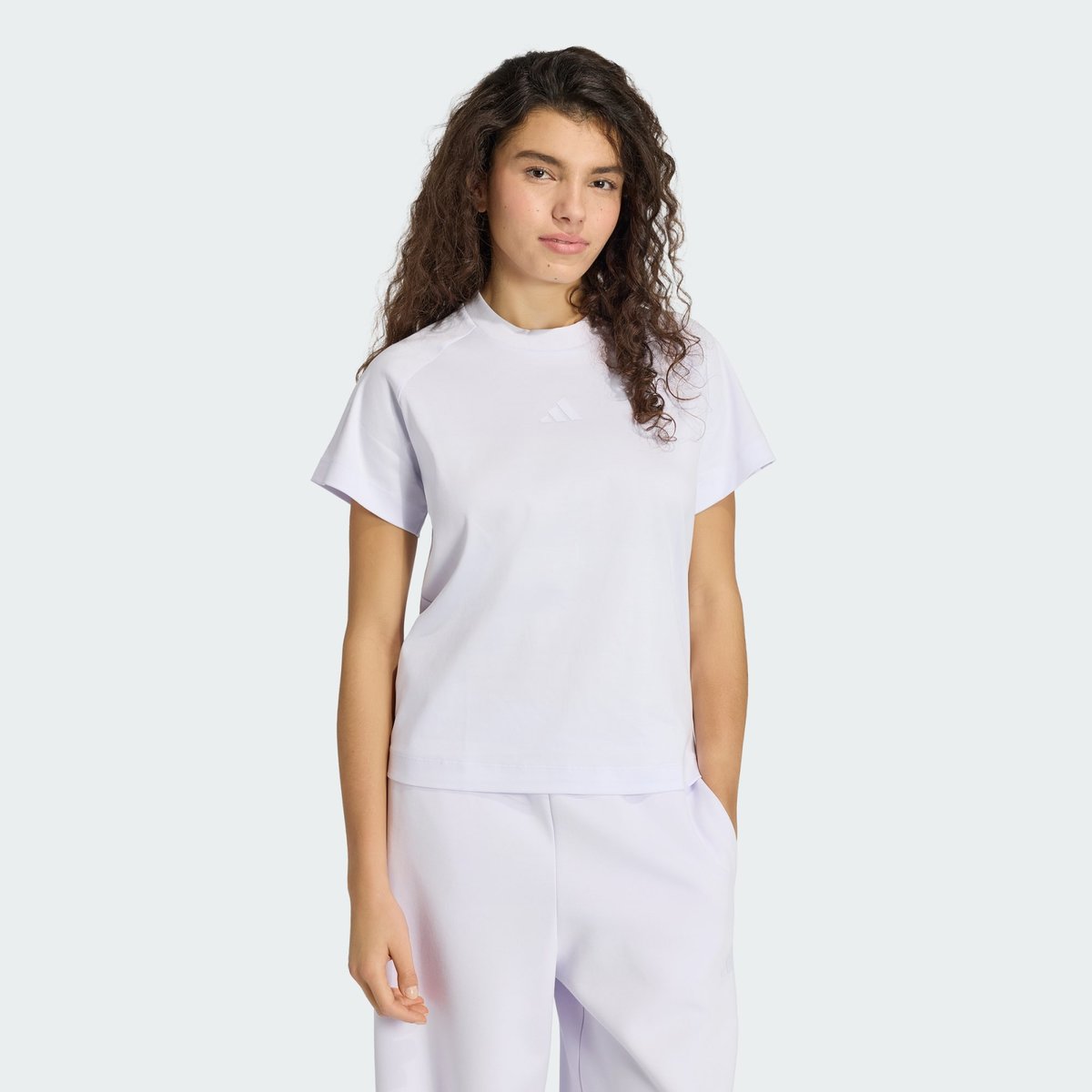 T-Shirt Soft Lux T-Shirt Soft Lux frozen purple, ADIDAS SPORTSWEAR